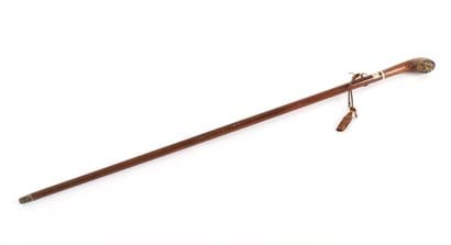 BUDDHA HEAD CANE, XIXth - XXth CENTURY
Natural...