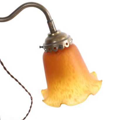 ADJUSTABLE DESK LAMP, 20th CENTURY
Swan-neck-style...