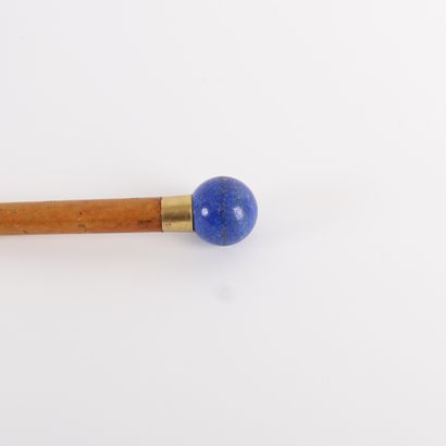 SODALITE CANE, XXth CENTURY
Natural wood...