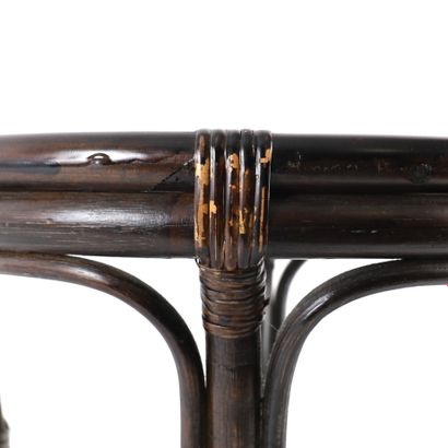 BAMBOO STOOL
Black-painted bamboo stool.
H:...