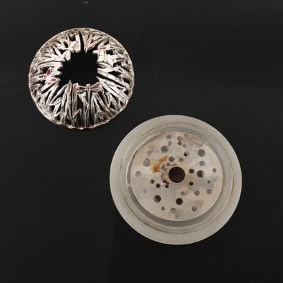 SMALL DECORATIVE OBJECT WITH CANDLE, CHRISTOFLE...