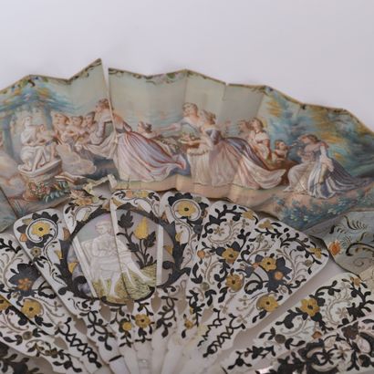 A SECOND HALF OF THE 19th CENTURY NACRE FURNITURE...