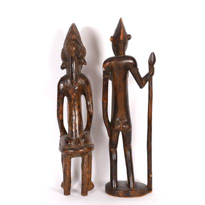 PAIR OF AFRICAN STATUES
Statues representing...