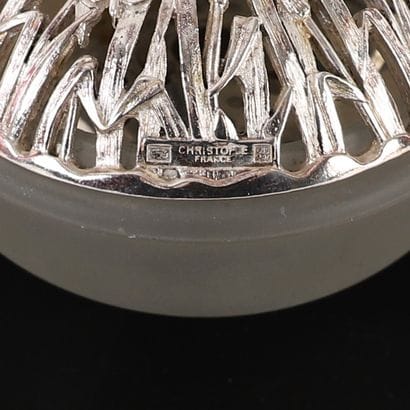 SMALL DECORATIVE OBJECT WITH CANDLE, CHRISTOFLE...