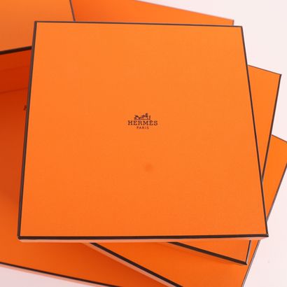 SET OF TEN EMPTY HERMES CARDBOARD BOXES
Ten...