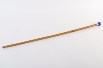 SODALITE CANE, XXth CENTURY
Natural wood...