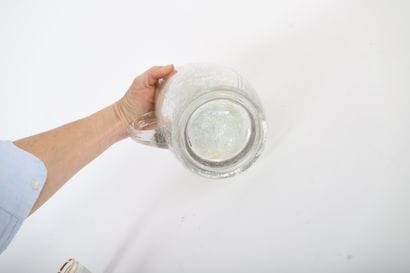 PITCHER AND EIGHT SMALL GLASSES SET
Pitcher...