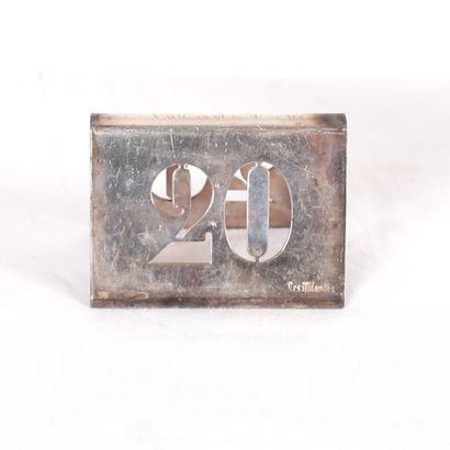 METAL TABLE CHAVALET Nos. 1 TO 40. Chevalet...