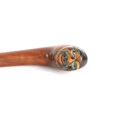 BUDDHA HEAD CANE, XIXth - XXth CENTURY
Natural...