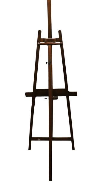 LARGE WOODEN EASEL, 20th CENTURY
H: 210 cm
Good...