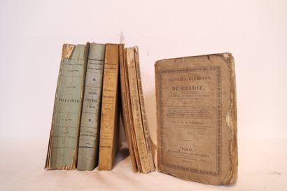 MECANIQUE/CHIMIE - Lot 9 volumes brochés...