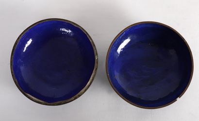 CLOISSONED ENAMEL BONBONNIERE, late 19th...