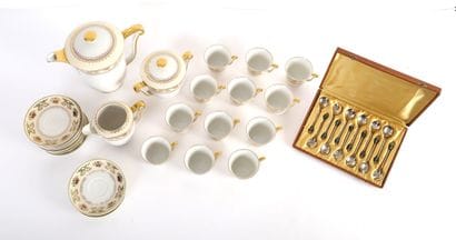 RAYNAUD CIE COFFEE SERVICE IN LIMOGES
White...