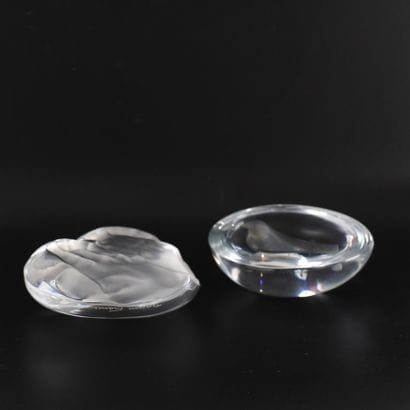 SET OF TWO PAPERWEIGHTS, DAUM FRANCE
- Paperweight...