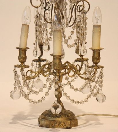 PAIRE DE GIRANDOLES DE STYLE LOUIS XVI

En...