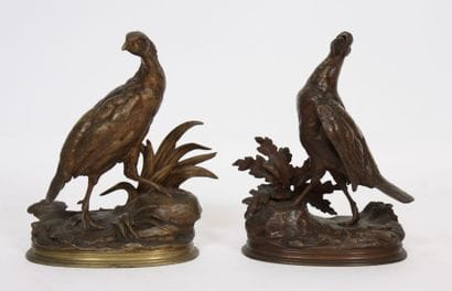 ENSEMBLE DE DEUX BRONZES DE MOIGNIEZ

Représentant...