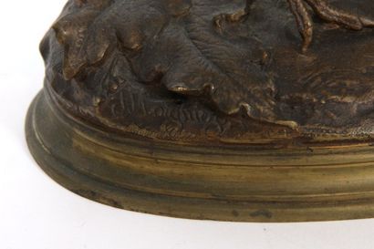 ENSEMBLE DE DEUX BRONZES DE MOIGNIEZ

Représentant...