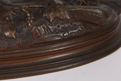ENSEMBLE DE DEUX BRONZES DE MOIGNIEZ

Représentant...
