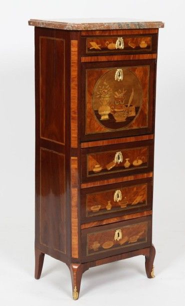 SECRETAIRE D'ENFANT EN MARQUETERIETRANSITION...