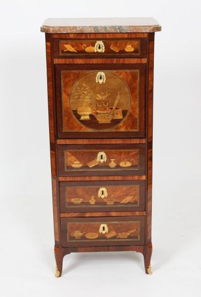 SECRETAIRE D'ENFANT EN MARQUETERIETRANSITION...