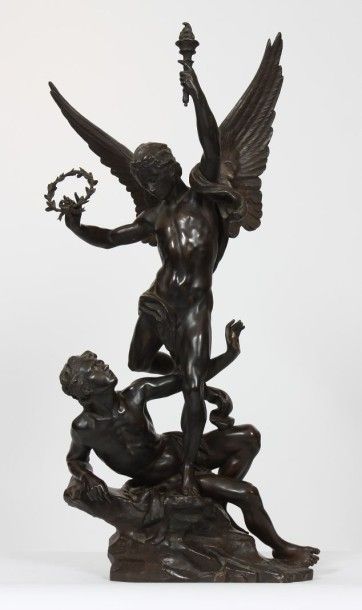 GROUPE EN BRONZE 