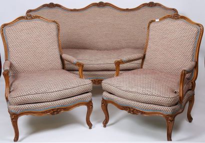 SALON TROIS PIECES DE STYLE LOUIS XV

Composé...