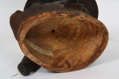 MASQUE CASQUE AFRICAIN GELEDE YORUBA 

En...