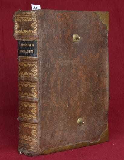 ANTIPHONARUM. 1854, in-folio, reliure ép...