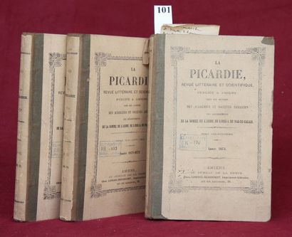 LA PICARDIE REVUE – LOT de 3 VOLUMES rel...