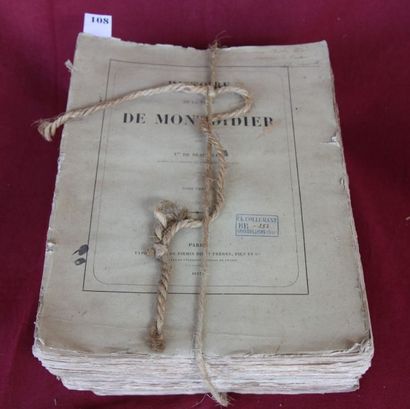 HISTOIRE de la VILLE de MONTDIDIER par Victor...