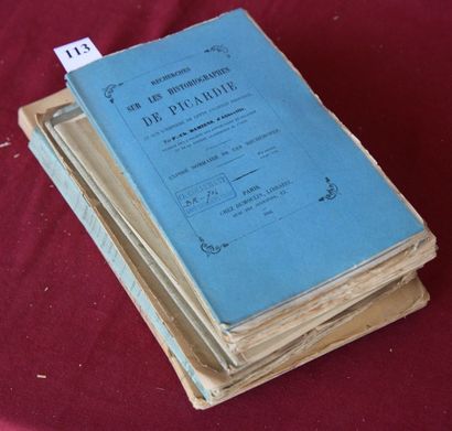 LOT DE 16 BROCHURES d’HISTOIRE LOCALE PI...