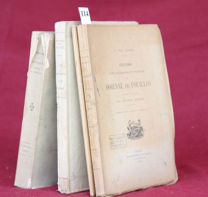 LOT de 5 BROCHURES d’HISTOIRE LOCALE PIC...