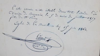 GRADUALE ROMANORUM. 1853, in-folio, reliure...