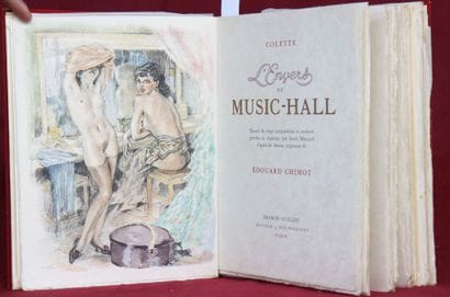 L’ENVERS du MUSIC-HALL, illustrations de...