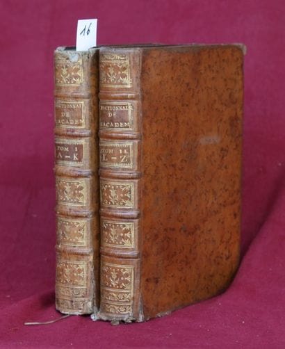 DICTIONNAIRE de l’ACADEMIE. Nismes 1778,...