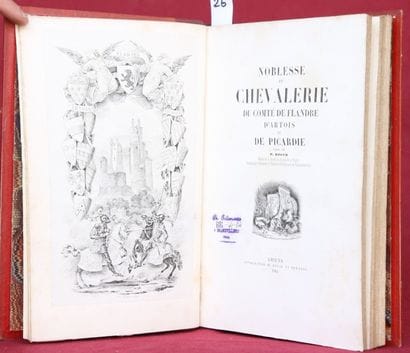 NOBLESSE et CHEVALERIE du Comté de Flandre,...