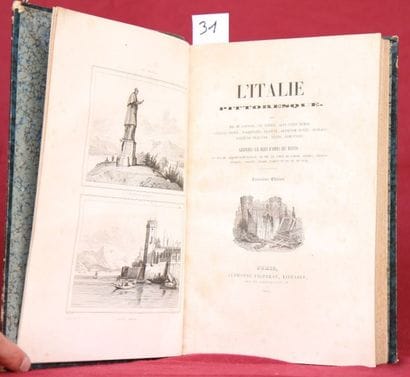 L’ITALIE PITTORESQUE. Paris 1846, in-4 relié,...