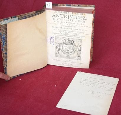 ANTIQUITEZ , HISTOIRE et CHOSES plus REMARQUABLES...