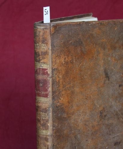 MANUSCRIT de PLEIN-CHANT. Silly 1814, volume...