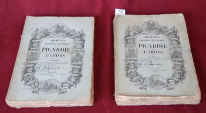 ARCHIVES de PICARDIE de ROGER. 2 volumes...