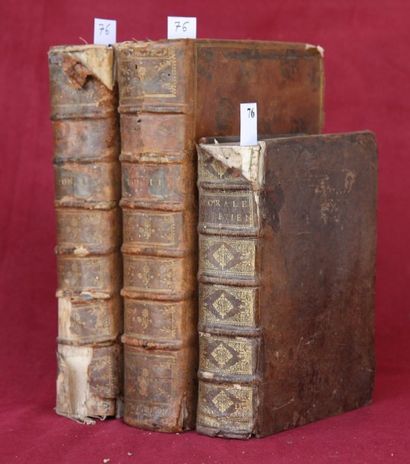 RELIGION – BIBLE et MORALE. LOT de 3 volumes...