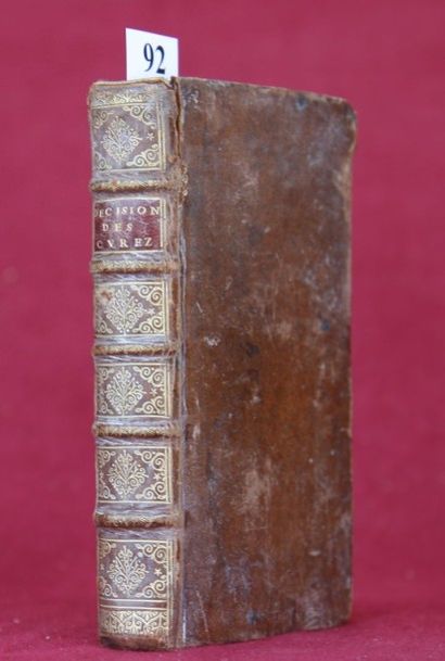 DECISIONS qui REGARDENT les Curés…Paris 1694,...