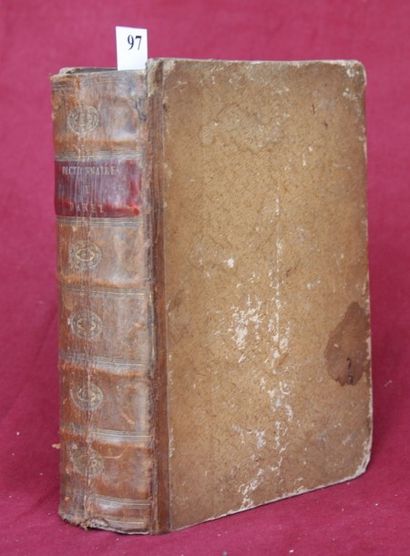 DICTIONNAIRE LATIN de 1693. Volume in-4 ...