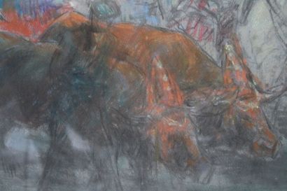 Yves DYE (XIX-XXth)
Mixed media signed on...