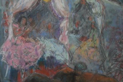 Yves DYE (XIX-XXth)
Mixed media signed on...