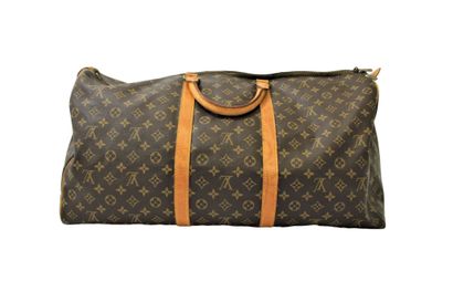 LOUIS VUITTON. Sac Keepall 60 en toile monogramme...