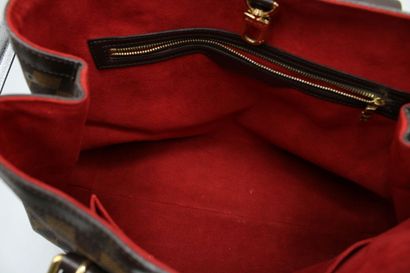 LOUIS VUITTON. Sac cabas en toile damier...
