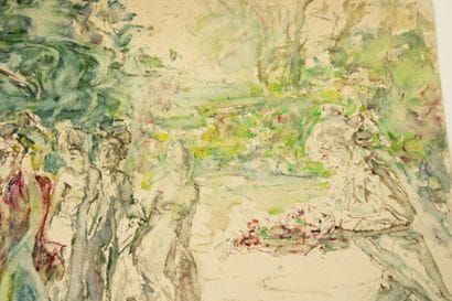 Luis BONNIN MARTIN (1873-1964)
Scènes galantes,...