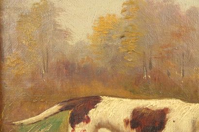 Louis LARTIGAU (XXème siècle)
Chien de chasse,...