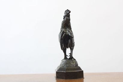 Antoine Louis BARYE (d'après)
Le coq chantant,...